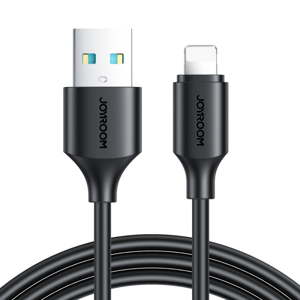 Cablu De Date/încărcare USB Joyroom - Lightning 2,4A 1m Negru (S-UL012A9)  S-UL012A9 1M BLACK